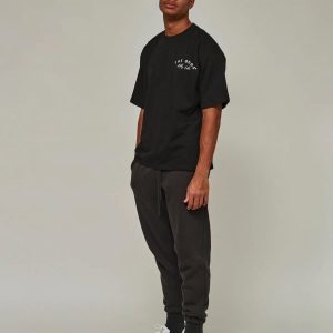 Charcoal Black Loose T-Shirt