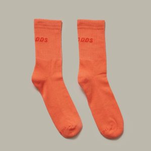 The Odd Orange Crew socks